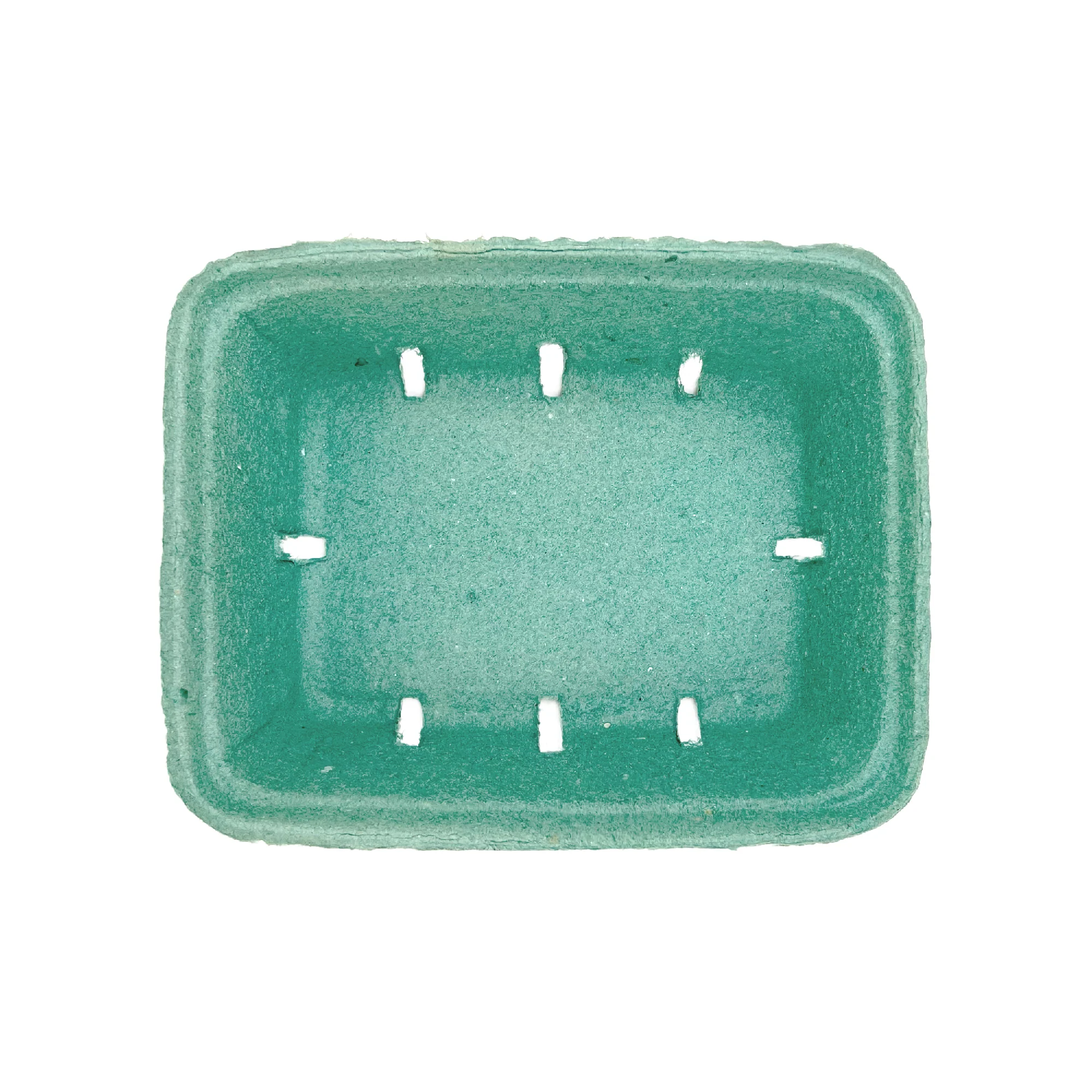 1.5 Quart (48 oz.) Green Molded Pulp Berry/Produce Basket - Case of 200 - Image 5