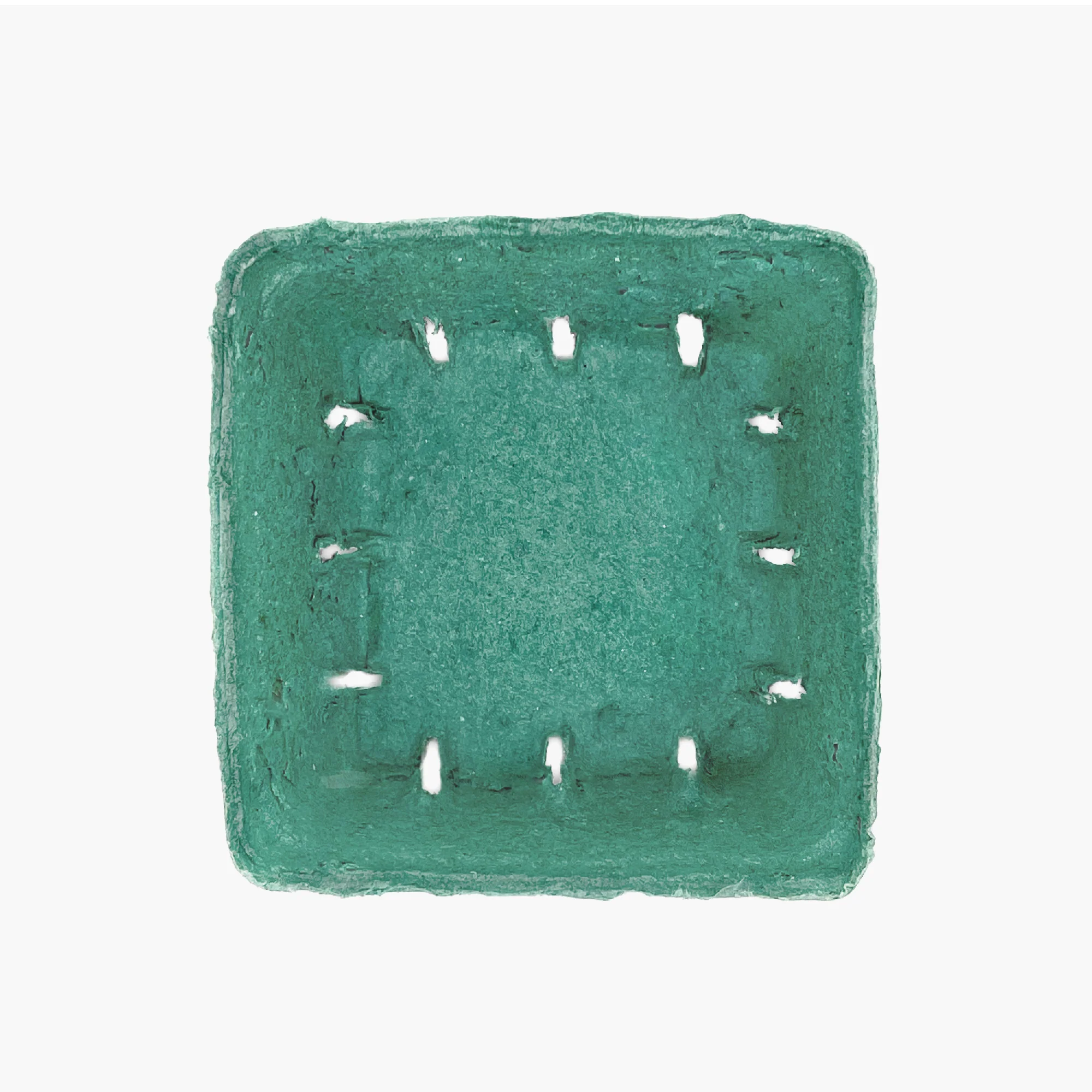 1 Pint (16 oz.) Green Molded Pulp Berry/Produce Basket - Case of 500 - Image 4