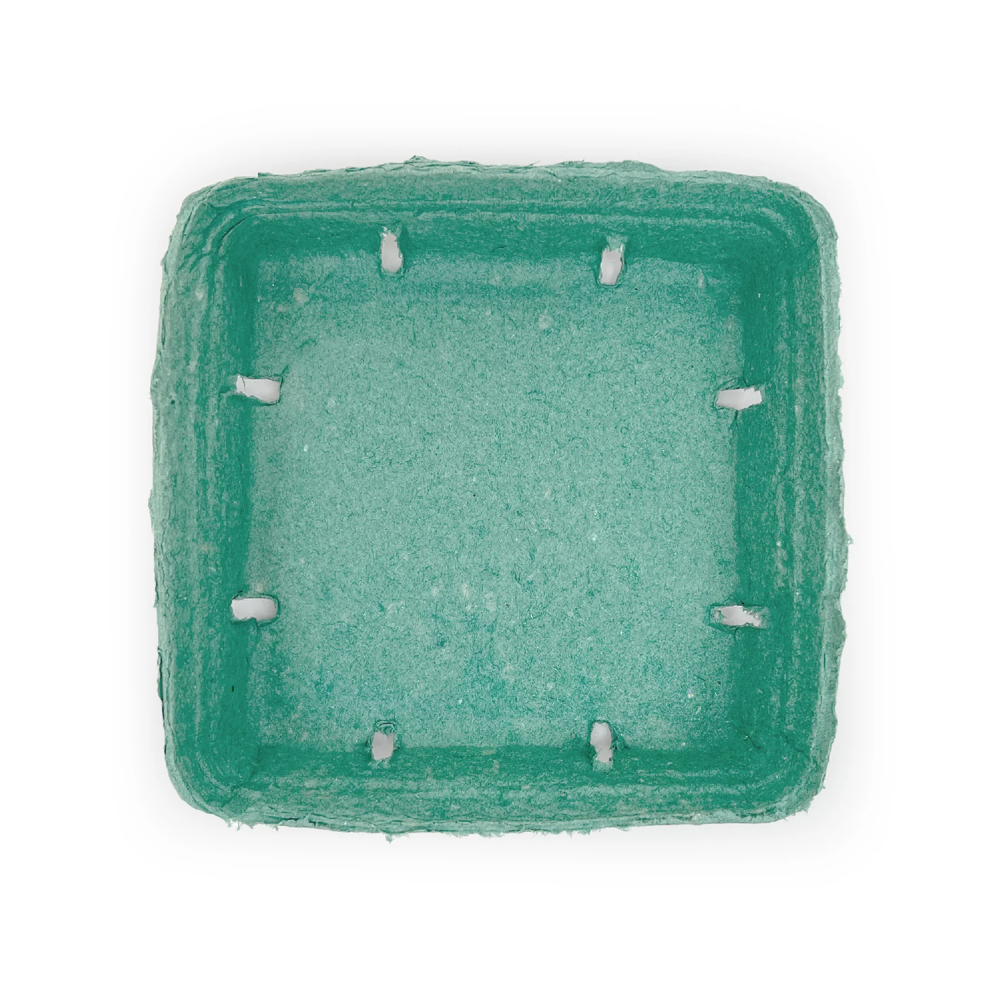 2 Quart (64 oz.) Green Molded Pulp Berry/Produce Basket - Case of 200 - Image 5