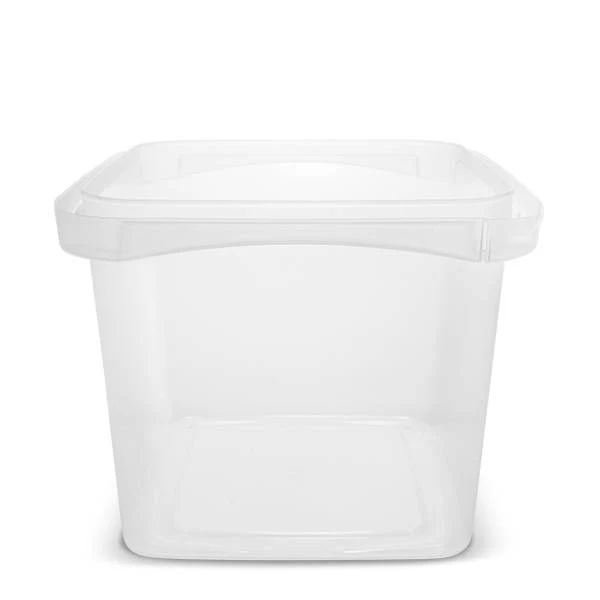 48 oz. Food-Grade SelecTE Tamper-Evident Square Clear Container (T5X548IMLCP) - Case of 324