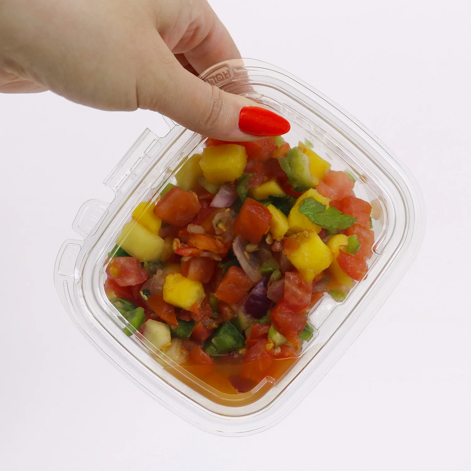 8 oz. Tamper-Evident Container - Crystal Seal - Case of 210 - Image 3