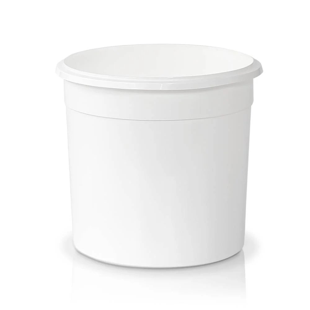 86 oz. Food-Grade Flex-Off Round Plastic Container (T61086FXCP) - Case of 130