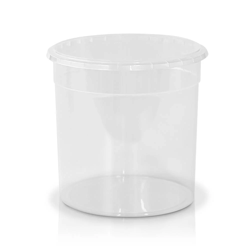 86 oz. Food-Grade Flex-Off Round Plastic Container (T61086FXCP) - Case of 130 - Image 2