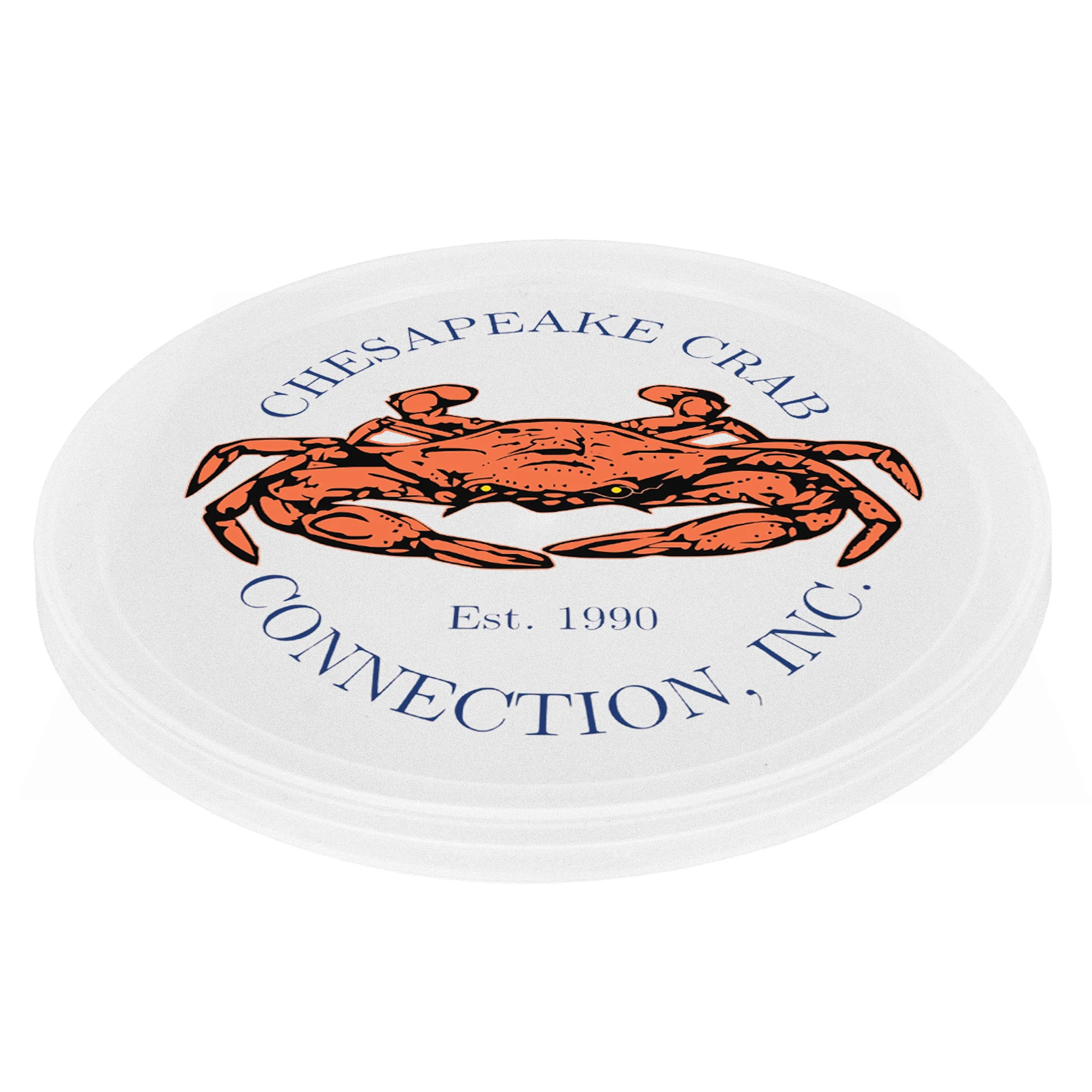Label - 3.5'' Circle - CF - Chesapeake Crab Connection Lid Label - 1 Count