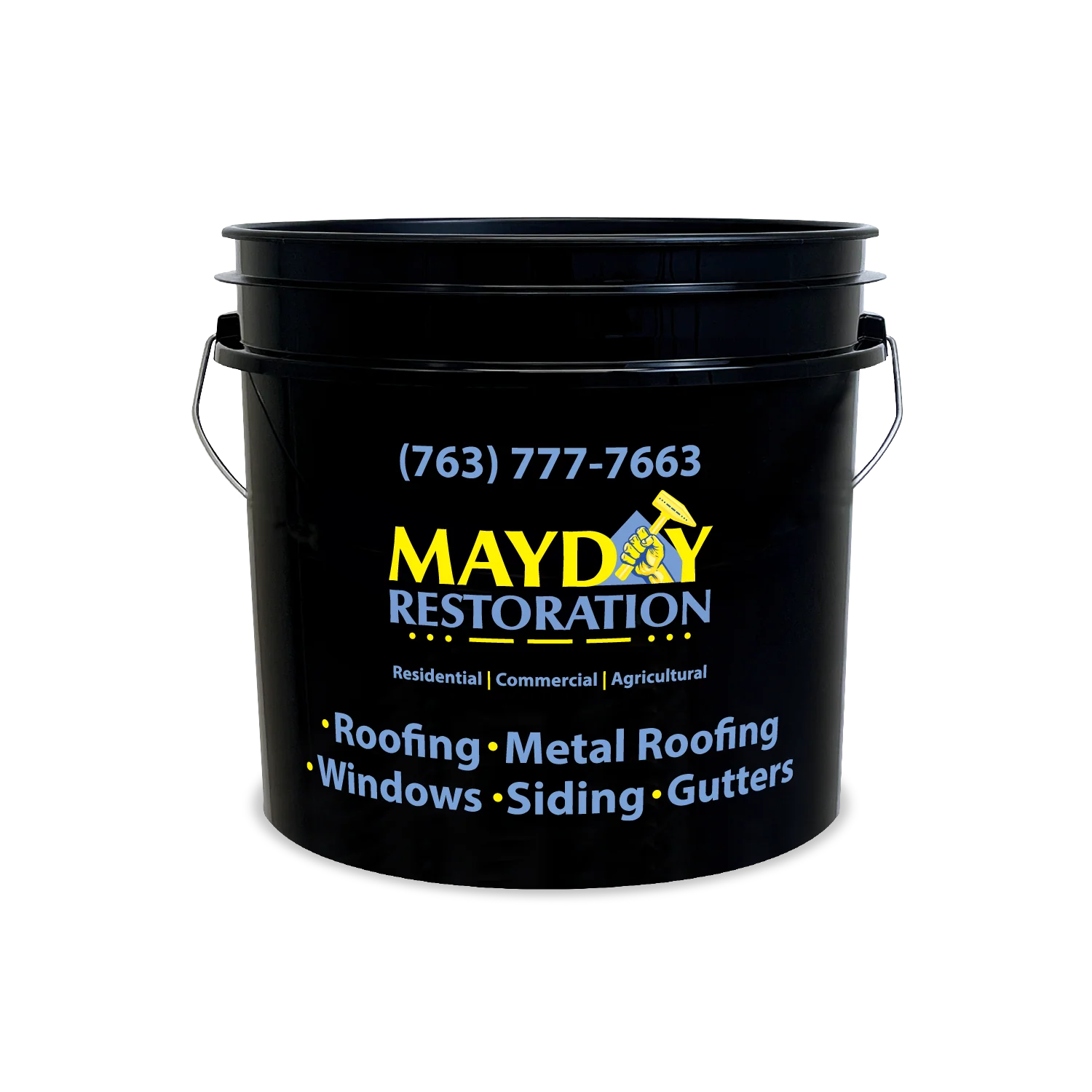 Printed - Black 3.5 Gal w/ Mayday Resto HTL - 1 Count