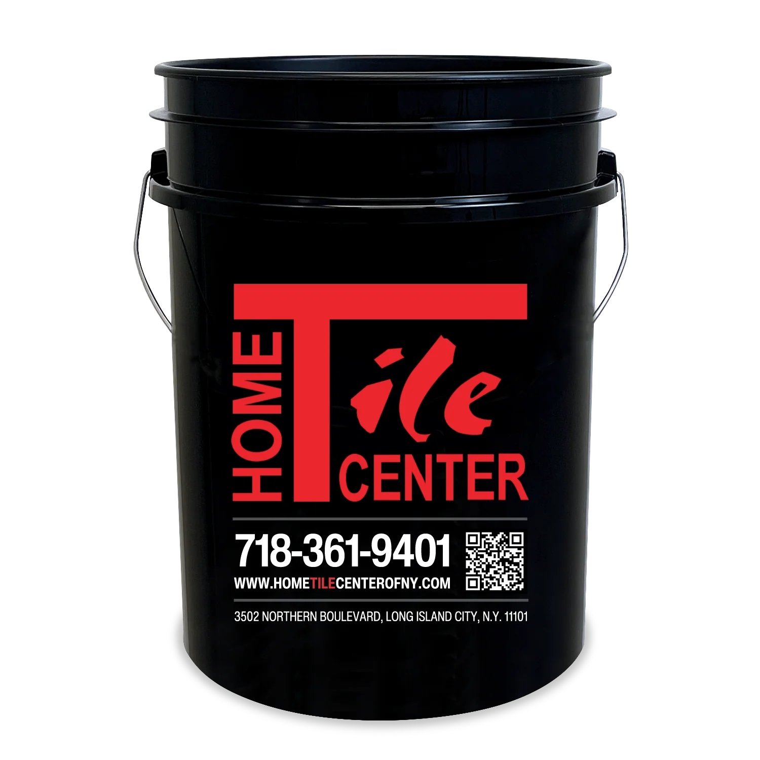 Printed-Black 5 Gal w/ Home Tile Center of NY HTL - 1 Count