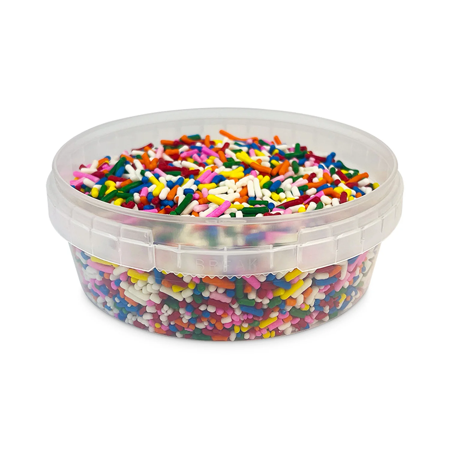 8 oz. BPA-Free Food-Grade Tamper-Resistant Container - Case of 500