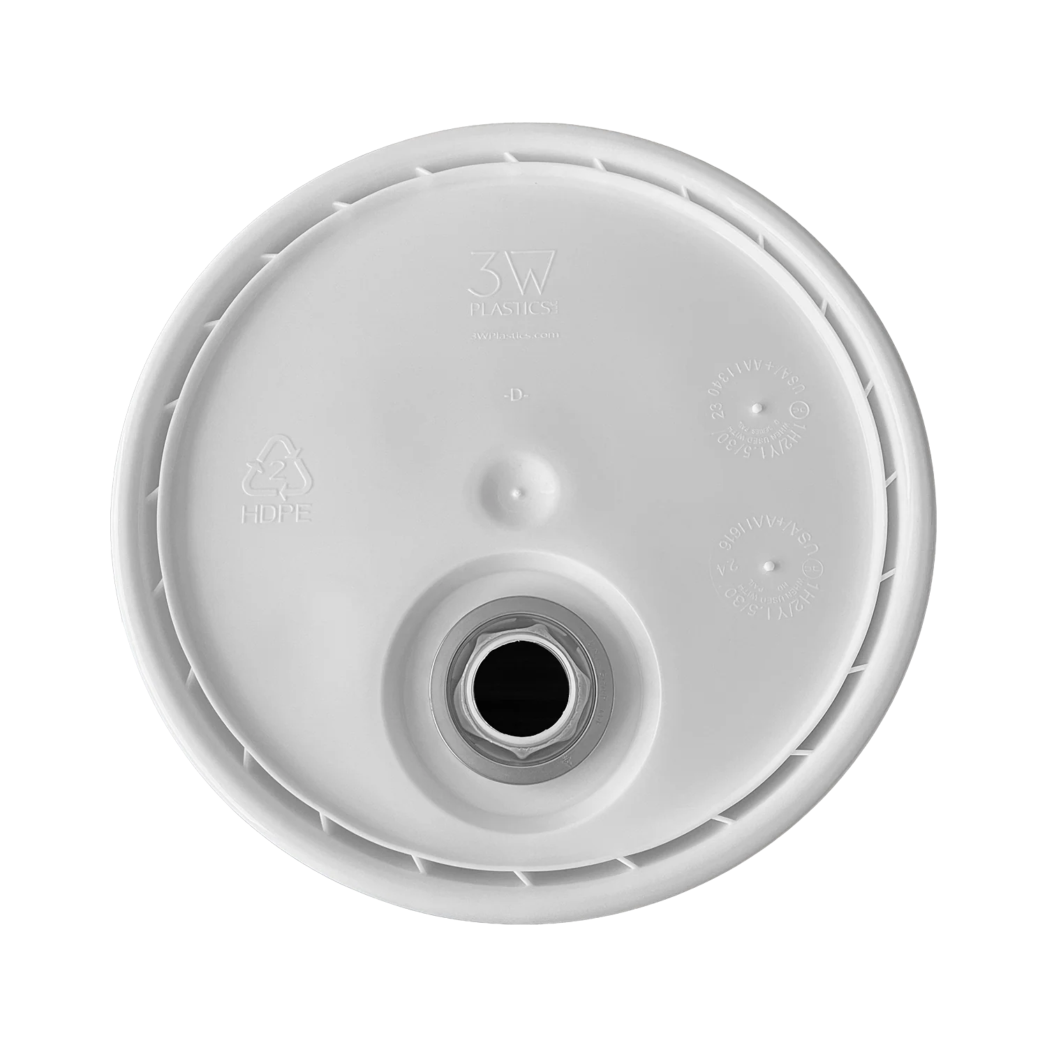 UN-Rated 5 Gallon 1H2/Y1.5/30 BPA-Free Food-Grade Bucket Lid with Pour Spout - 1 Count - Image 3